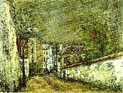 Maurice Utrillo berlioz hus i montmartre oil painting